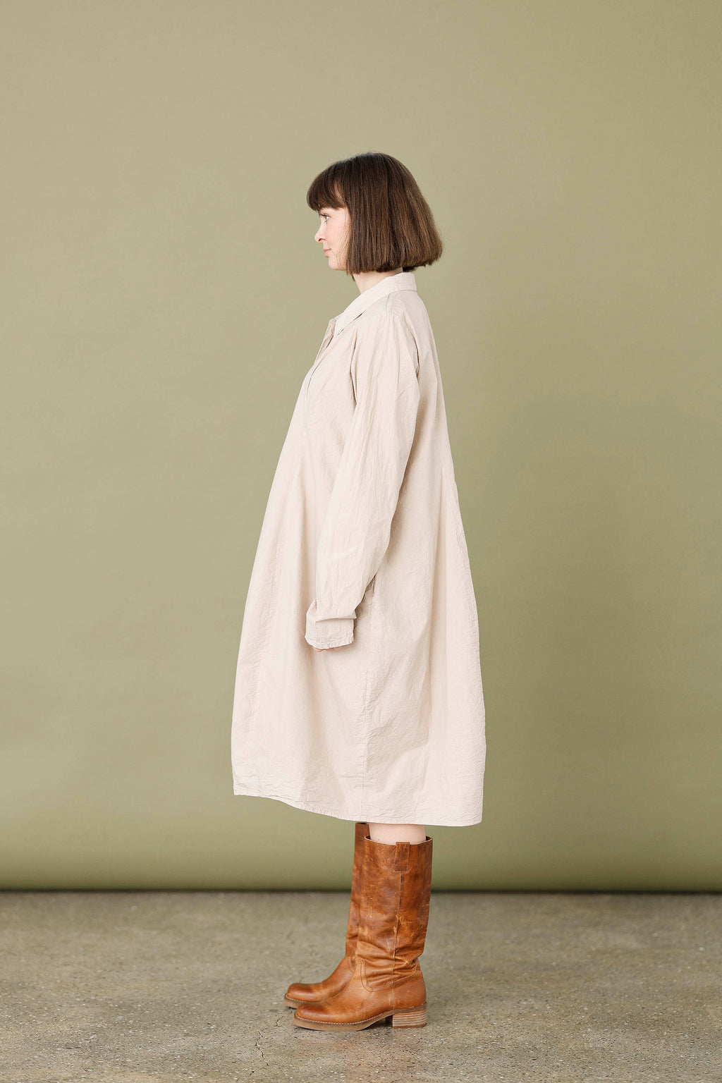 Cool cremefarvet skjortekjole fra Privatsachen