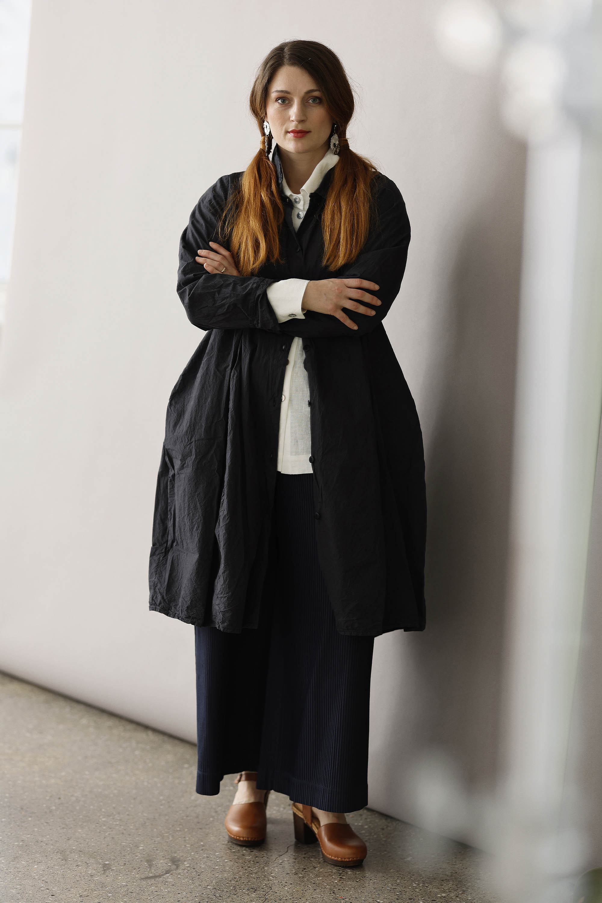 Cool antracitgrå skjortekjole fra Privatsachen