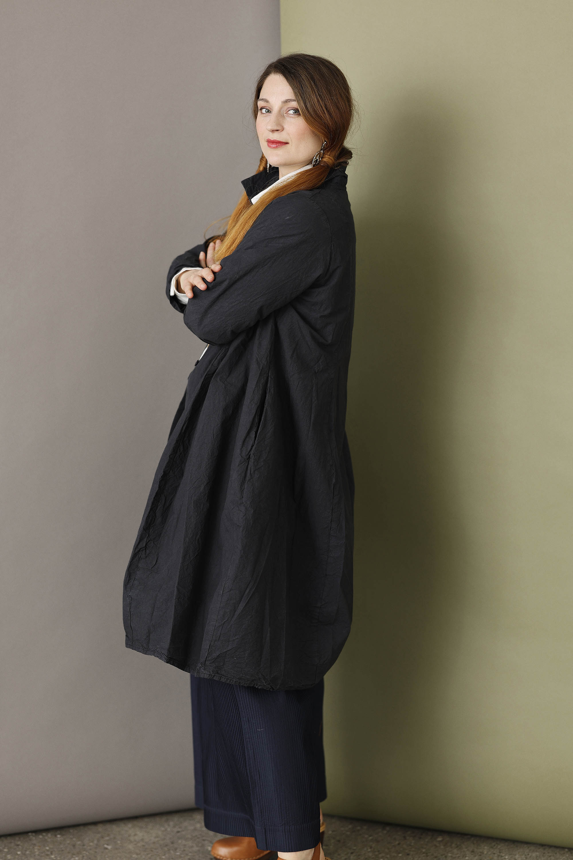 Cool antracitgrå skjortekjole fra Privatsachen