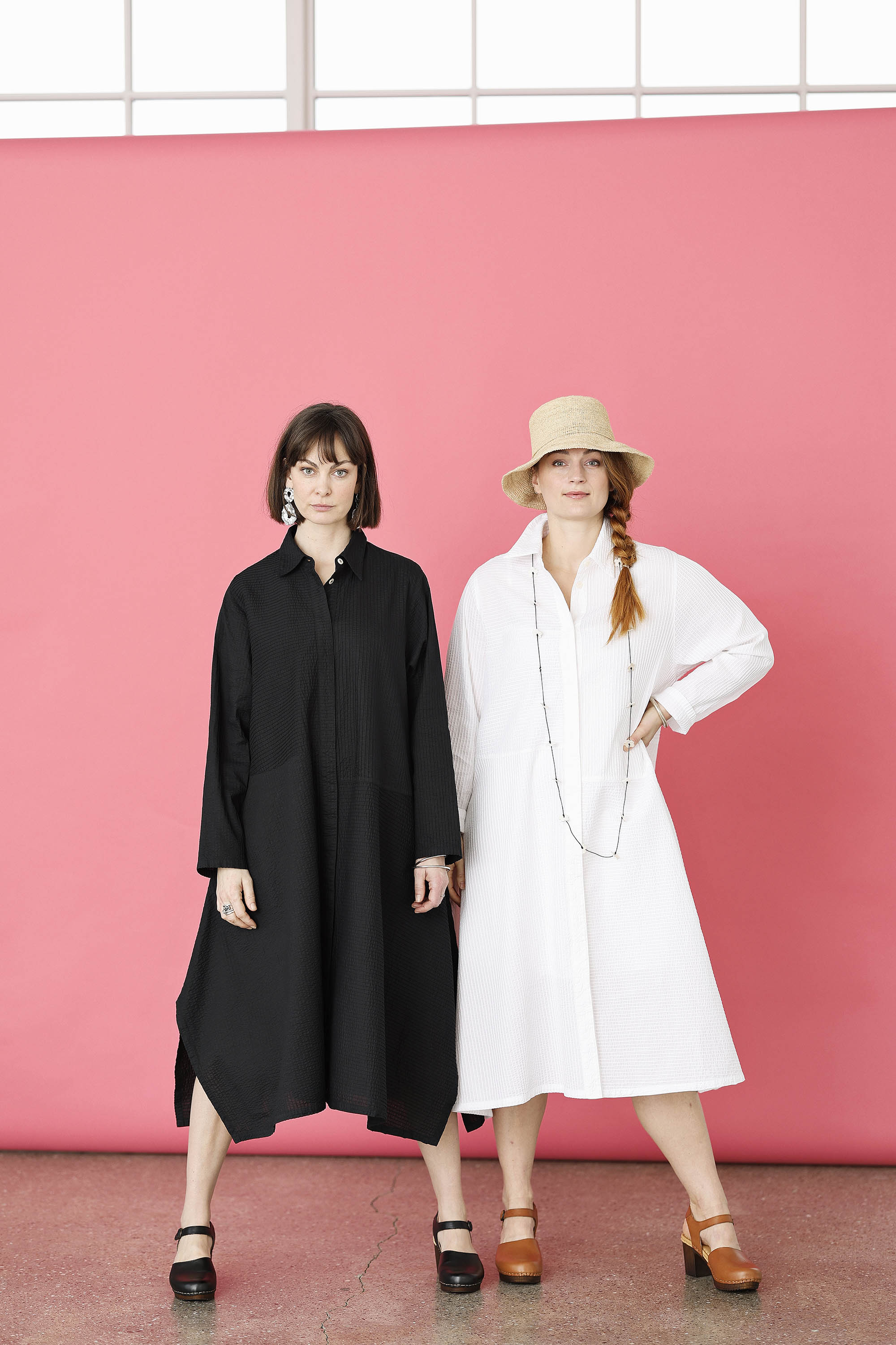 Black exclusive YaccoMaricard shirt dress